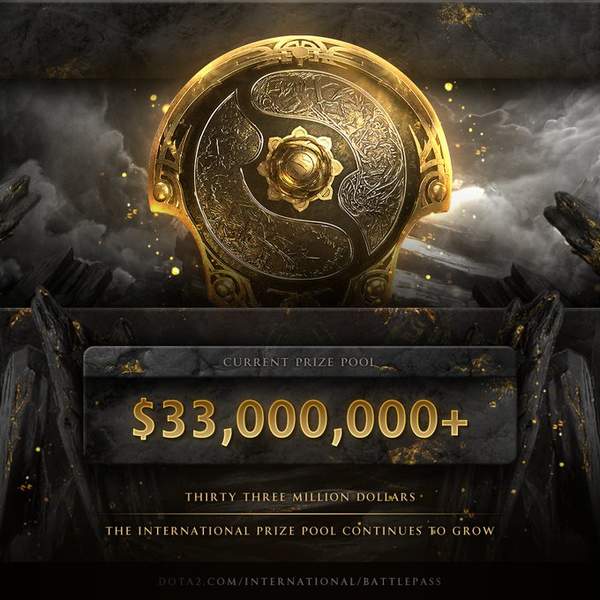 《Dota2》TI10奖金突破3300万美元 距TI9还差100多万