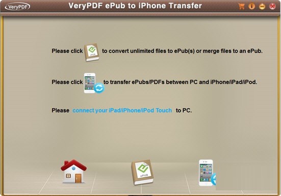 VeryPDF ePub to iPhone Transfer