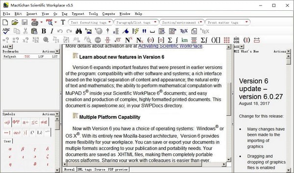 MacKichan Scientific Workplace(论文排版软件)