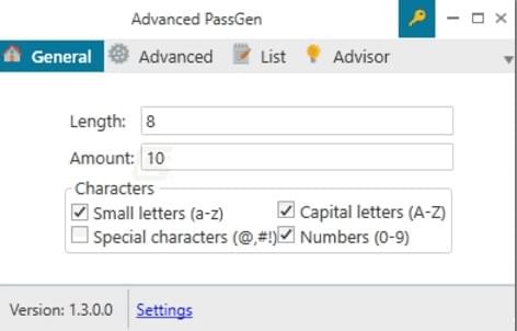 密码生成工具(Advanced PassGen)