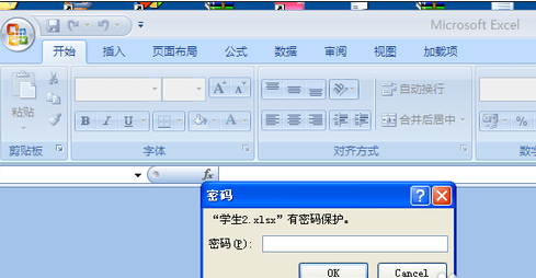 excel2007工作薄进行加密的简单操作步骤截图