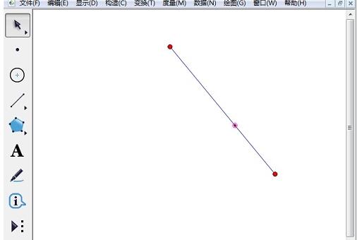 几何画板绘制黄金分割线段的操作方法截图