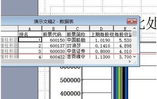 PPT文档中导入excel表格的详细方法截图