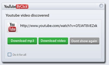 YouTube视频下载器(YoutubeByClick)