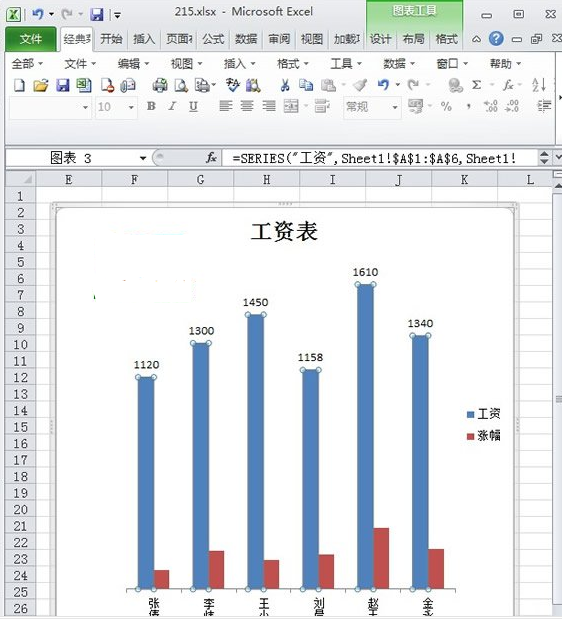 excel2010显示坐标轴和网格线的操作教程截图