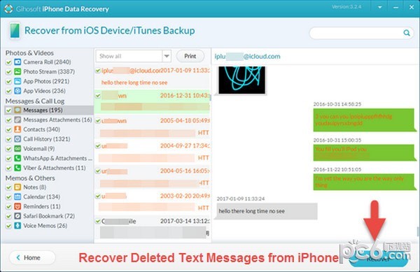 Gihosoft iPhone Data Recovery(iPhone数据恢复软件)