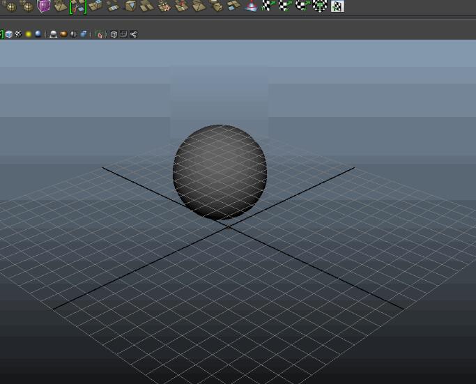 maya将球体加上重力场动画效果的方法步骤截图