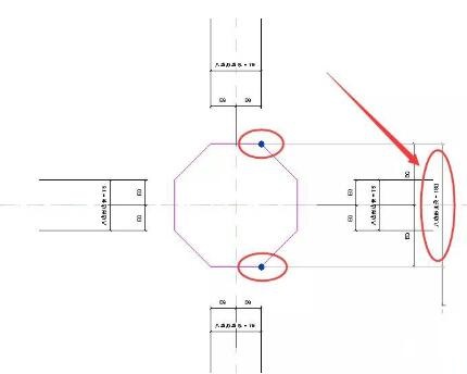 Revit绘制一个可以参变的八边形部件的操作方法截图