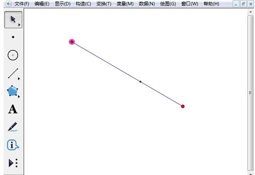 几何画板绘制黄金分割线段的操作方法截图