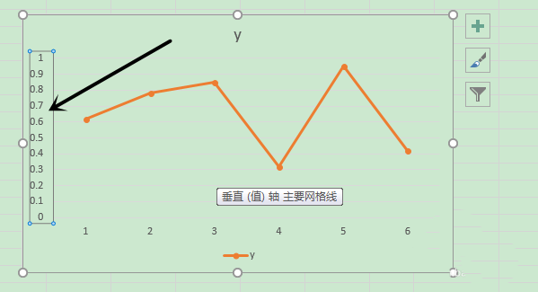 Excel图标坐标轴刻度调整小数点一致的操作步骤截图