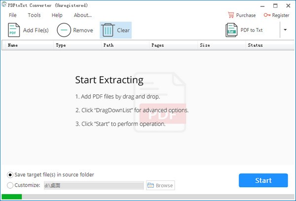 PDF to Txt Converter(PDF转TXT文本工具)