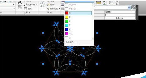 AutoCAD2016制作一个六角镶花图形的操作教程截图