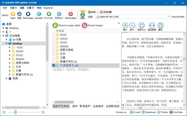 Coolutils PDF Splitter(PDF分割工具)