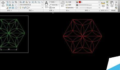 AutoCAD2016制作一个六角镶花图形的操作教程截图