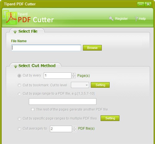 Tipard PDF Cutter(PDF文件分割工具)
